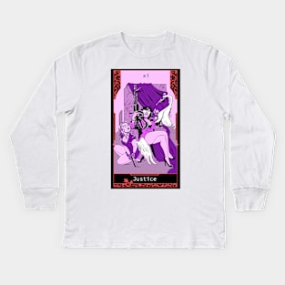 XI Justice (Libra) -Color varient Kids Long Sleeve T-Shirt